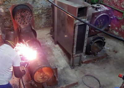 Dépose local chaufferie, démontage, APC Services